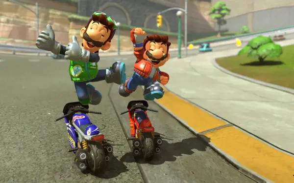 Mario Kart world HD Desktop Wallpaper | Background Image