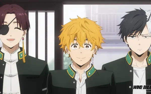 Anime Wind Breaker Hayato Suou Haruka Sakura Akihiko Nirei HD Desktop Wallpaper | Background Image