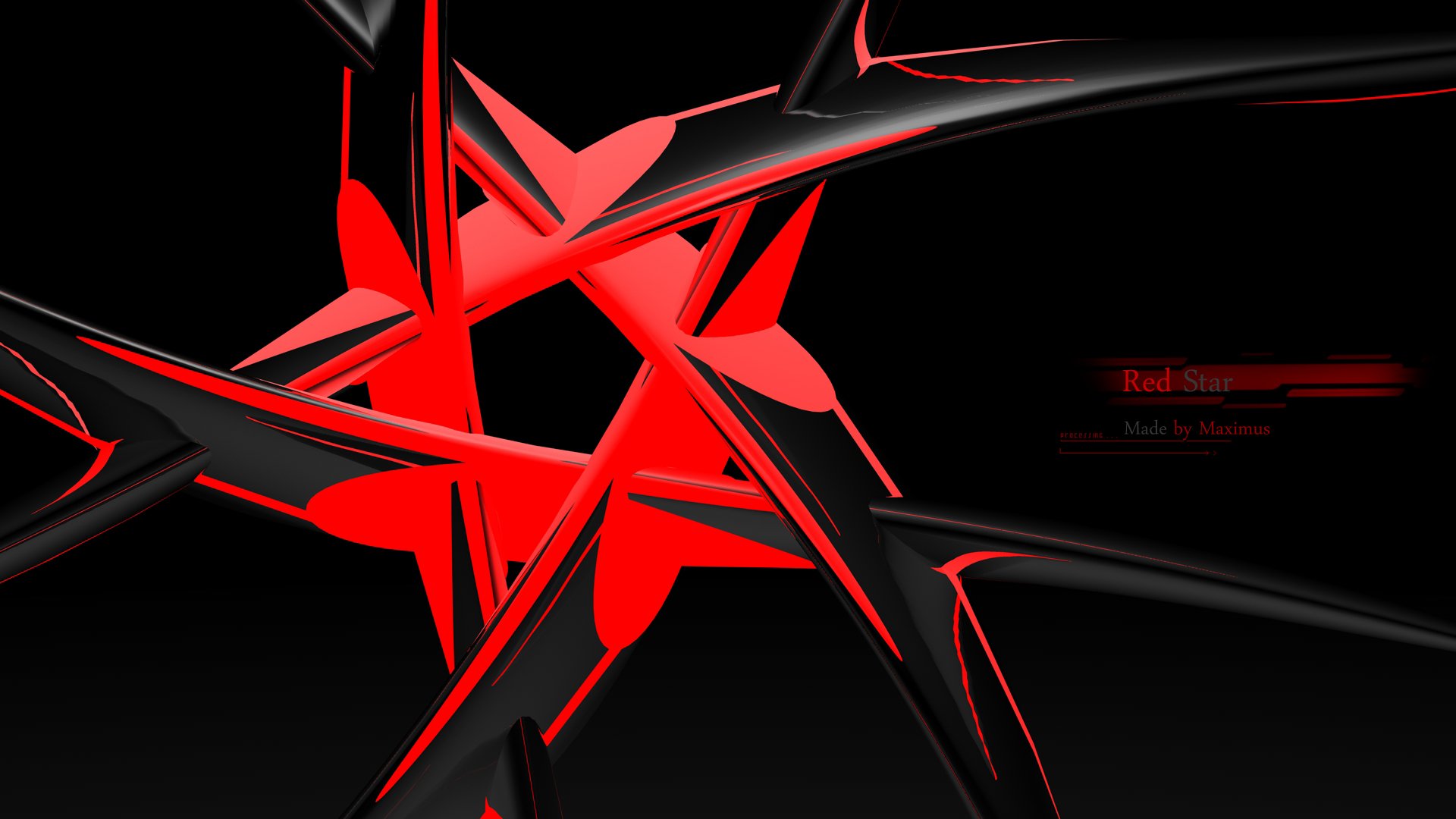 Red Star HD Wallpaper | Background Image | 1920x1080 | ID ...