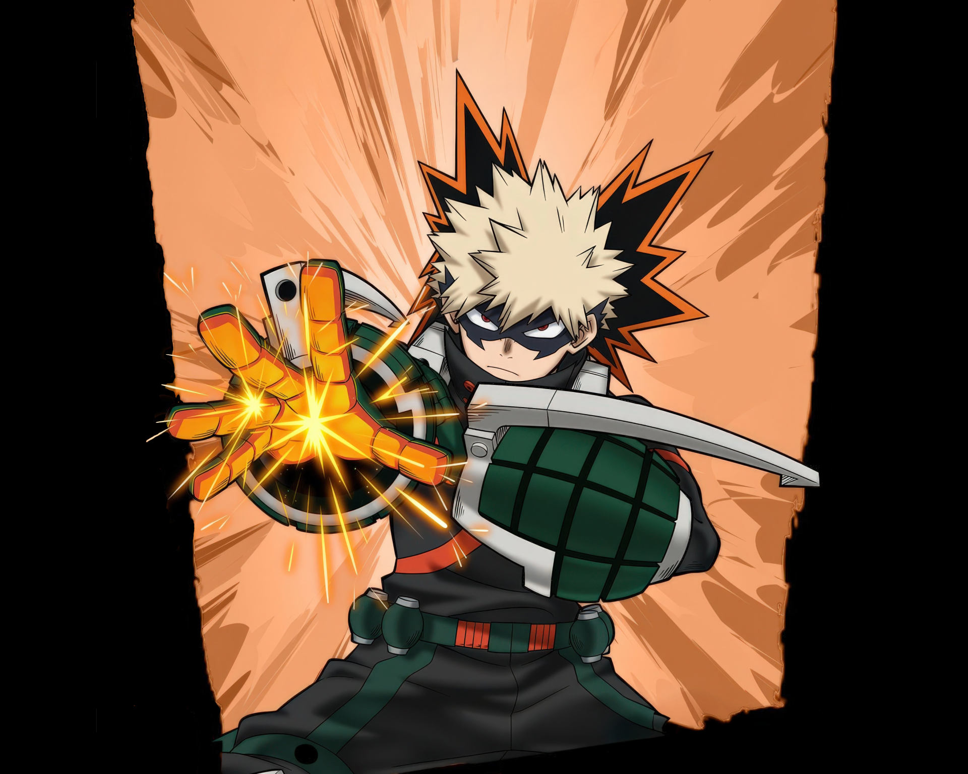 Katsuki Bakugou — 4K Ultra HD Explosive Wallpaper (My Hero Academia ...