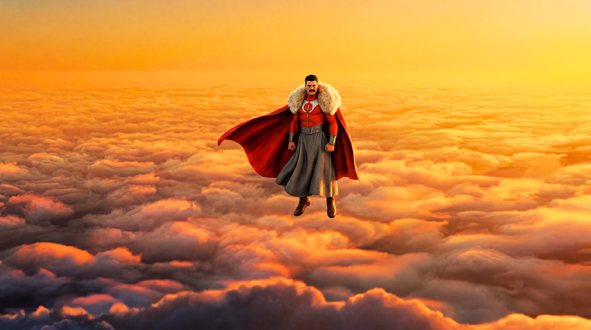 Invincible Season 4 Grand Regent Thragg Confronting Mark On Earth In 