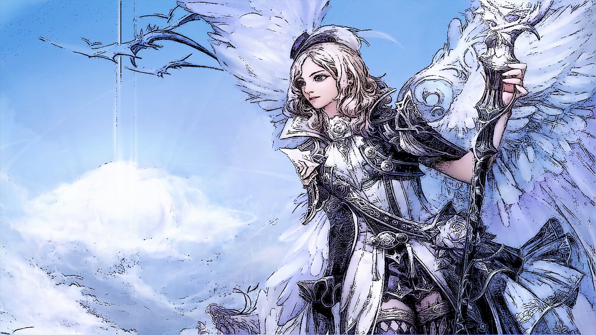 Celestial Guardian: HD Fantasy Angel Wings