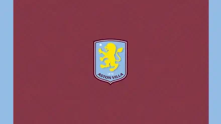 Aston Villa F.C. logo centered on a claret field — 2K Quad HD PC desktop wallpaper and background.