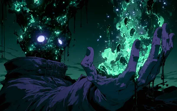 Anime dark dark anime magic spell HD Desktop Wallpaper | Background Image