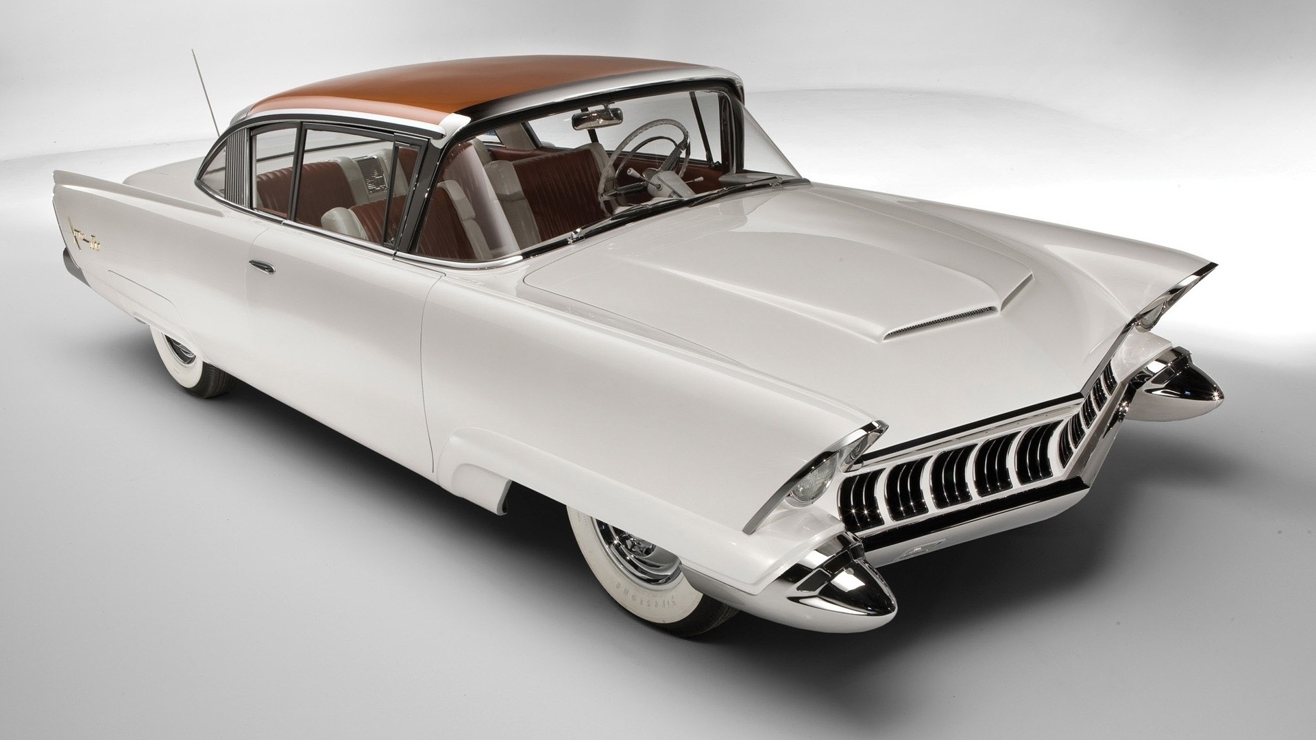 1954 Mercury XM 800 Coupe - Classic vintage vehicle in vibrant wallpaper design.