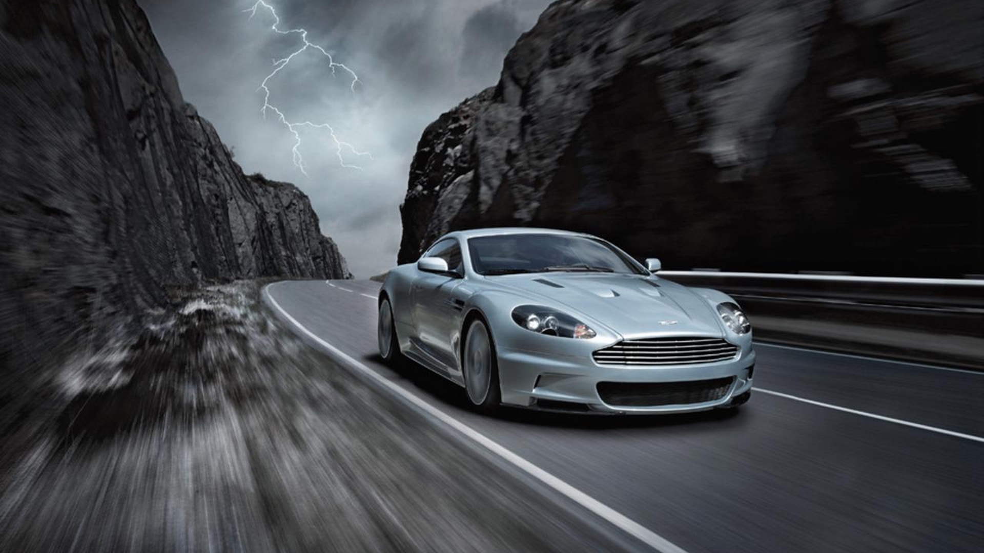A sleek and powerful Aston Martin One-77 vehicle, perfect for desktop wallpaper.