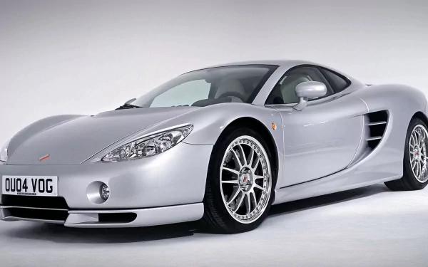 silver car coupé vehicle Ascari KZ1 HD Desktop Wallpaper | Background Image
