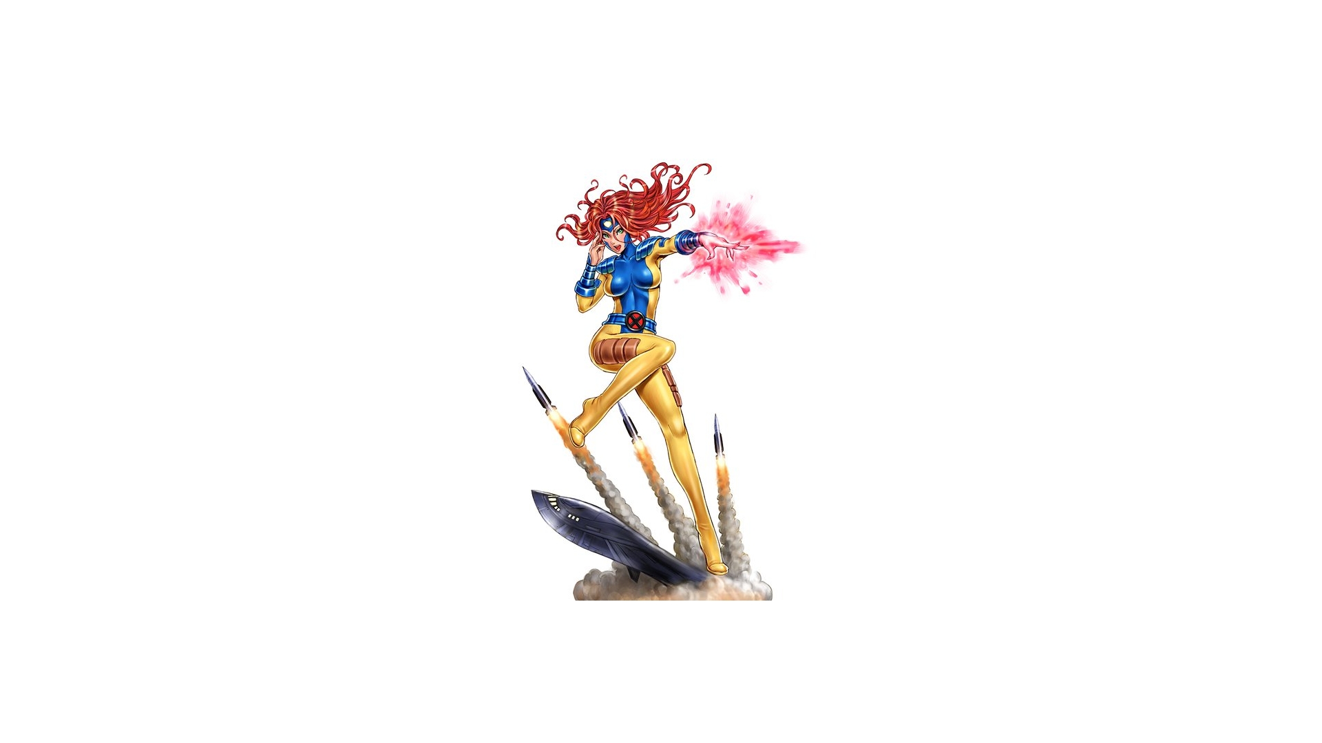 Jean Grey from X-Men comics desktop wallpaper.