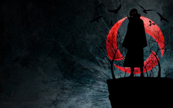 Anime Naruto Itachi Uchiha Raven Dark HD Wallpaper | Background Image