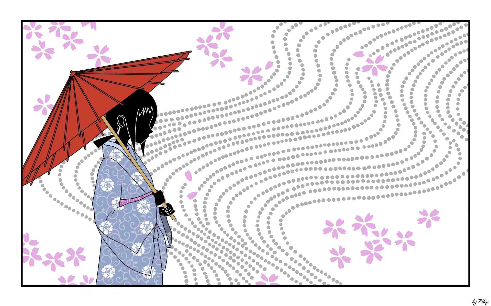 Anime character Ai Kaga from Sayonara Zetsubou-Sensei, featuring a colorful desktop wallpaper.