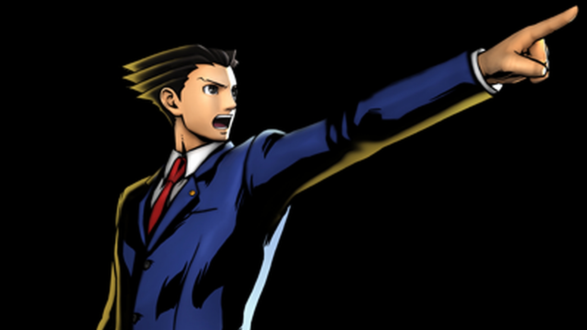 Phoenix Wright: Ace Attorney video game wallpaper with captivating courtroom scene.