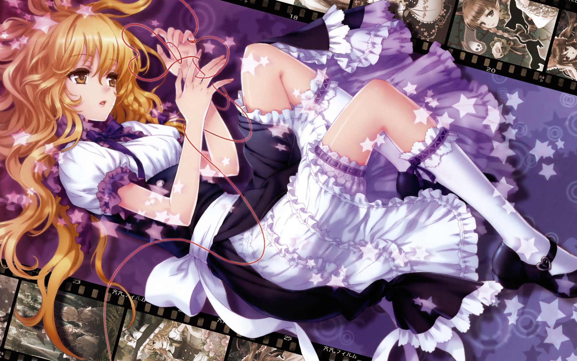 Download Marisa Kirisame Anime Touhou HD Wallpaper by An2A