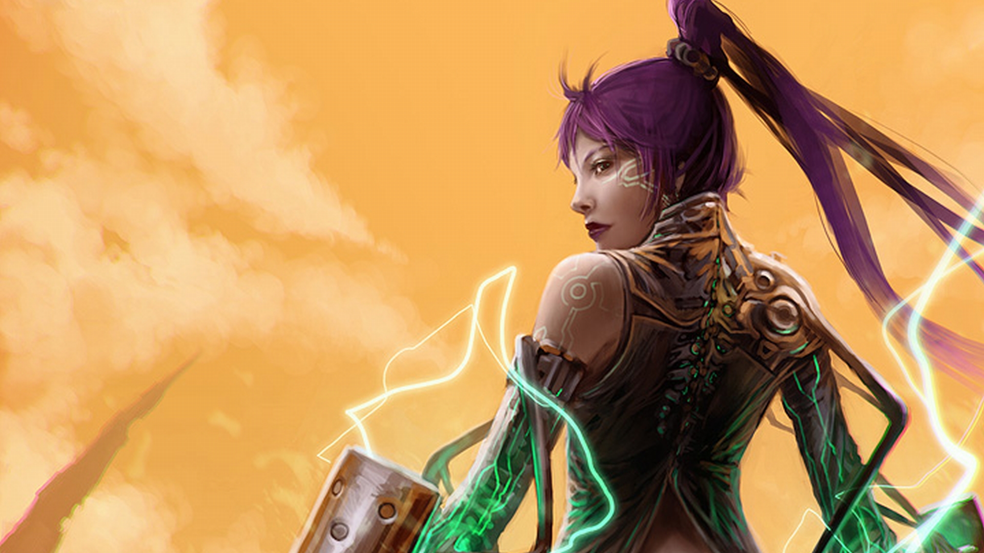 Fantasy women warrior desktop wallpaper