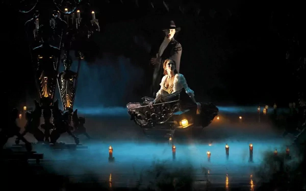 Opera candle music the phantom of the opera HD Desktop Wallpaper | Background Image