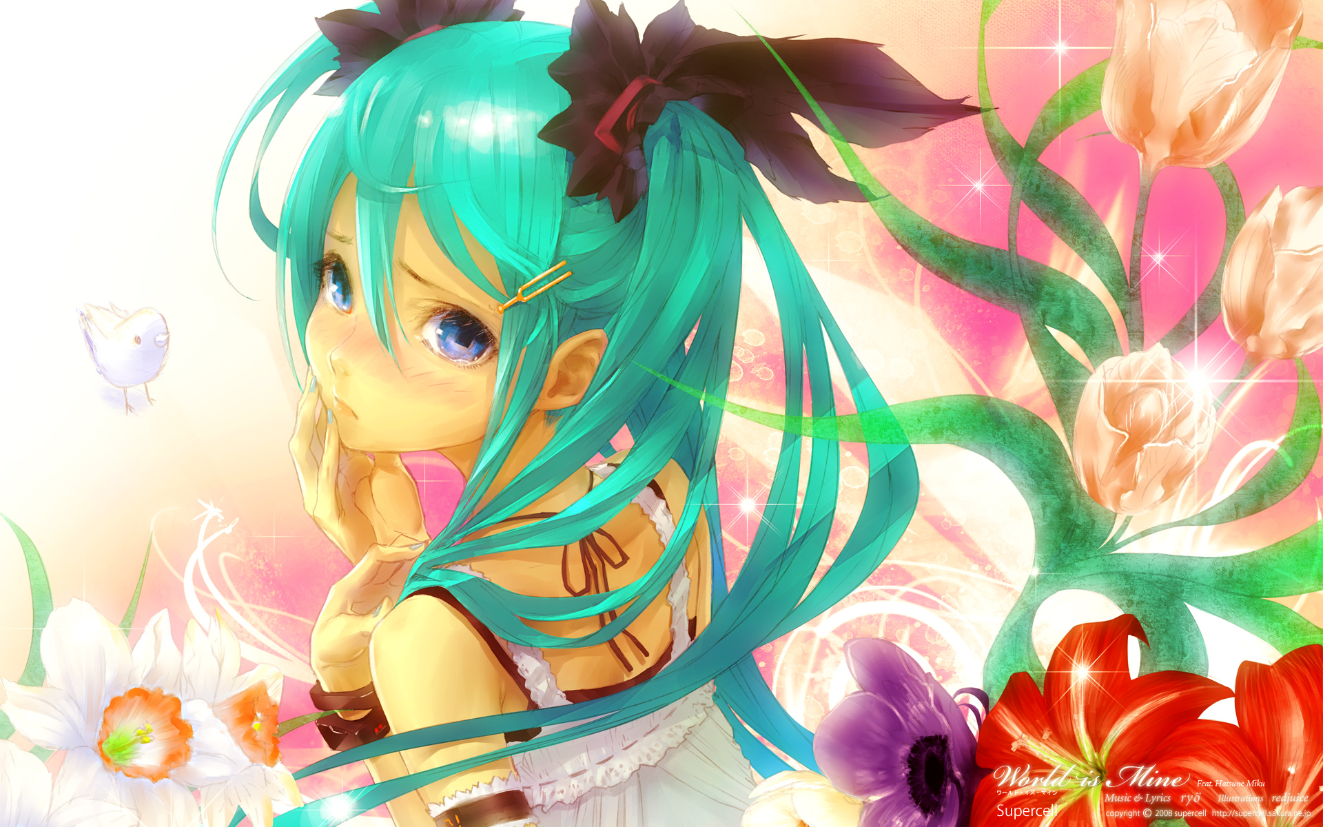 Download Hatsune Miku Anime Vocaloid HD Wallpaper