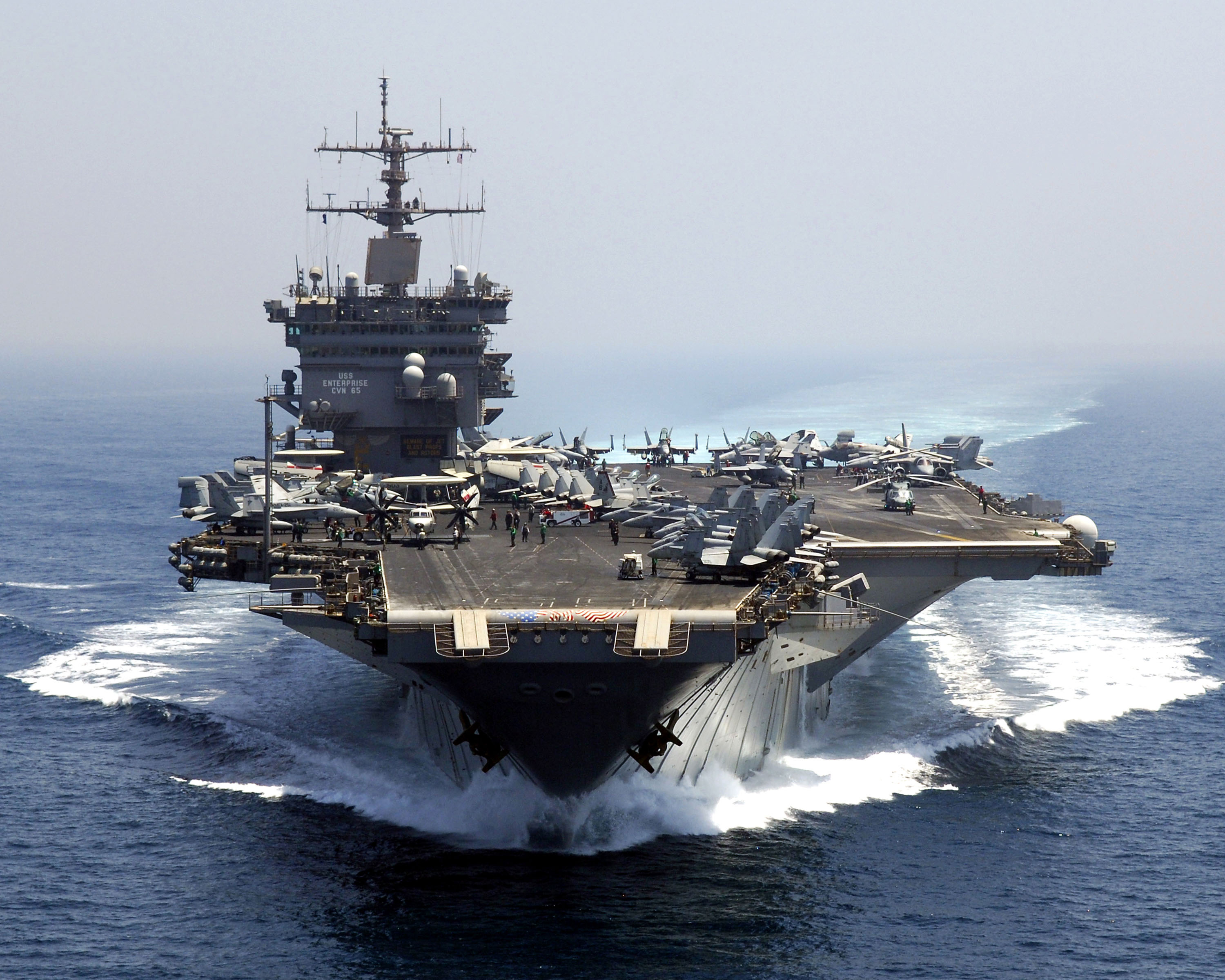 USS Enterprise (CVN-80), a mighty aircraft carrier of the United States Navy.