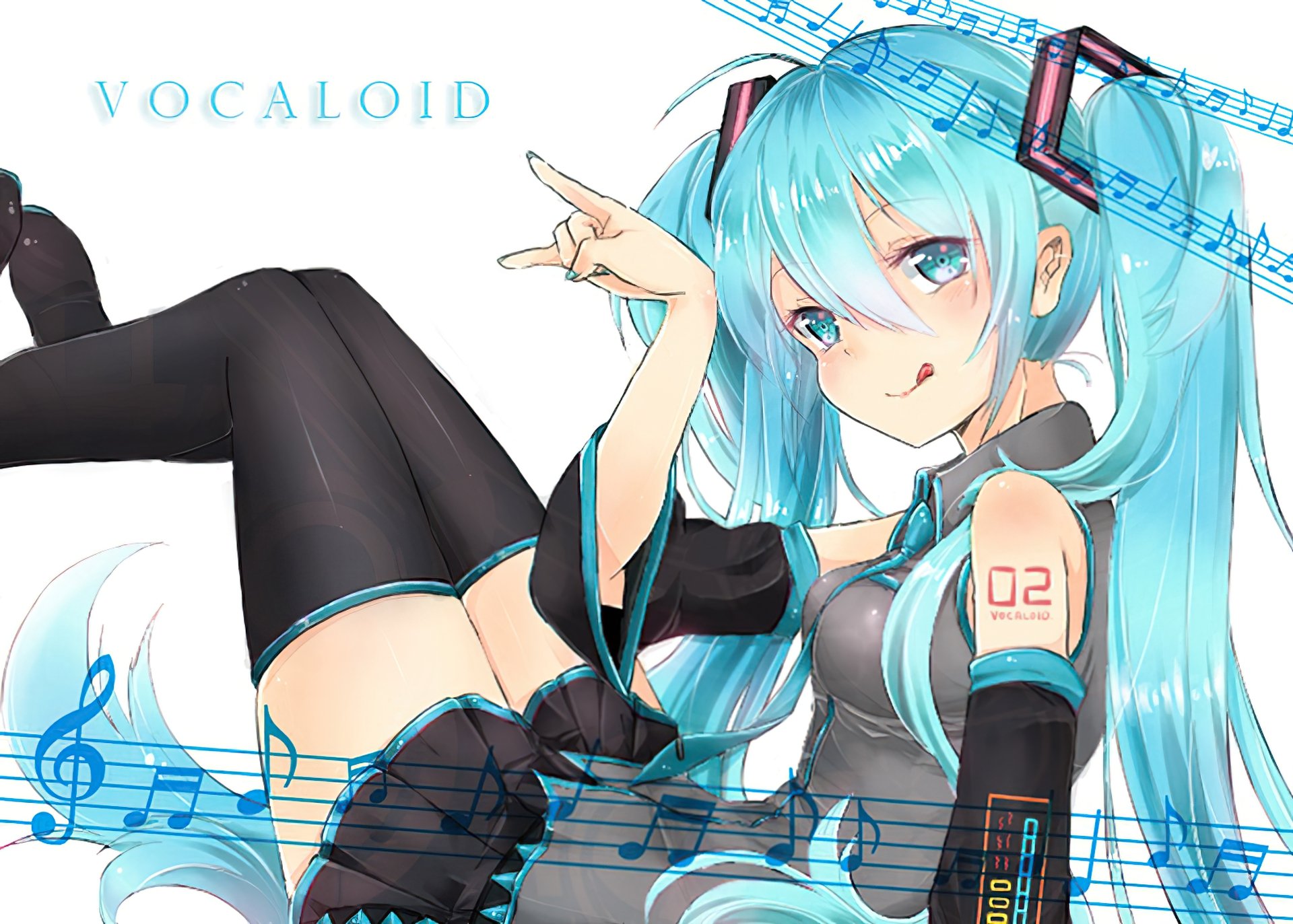 Download Hatsune Miku Anime Vocaloid HD Wallpaper