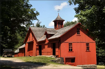 man made barn HD Desktop Wallpaper | Background Image