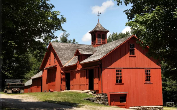 man made barn HD Desktop Wallpaper | Background Image