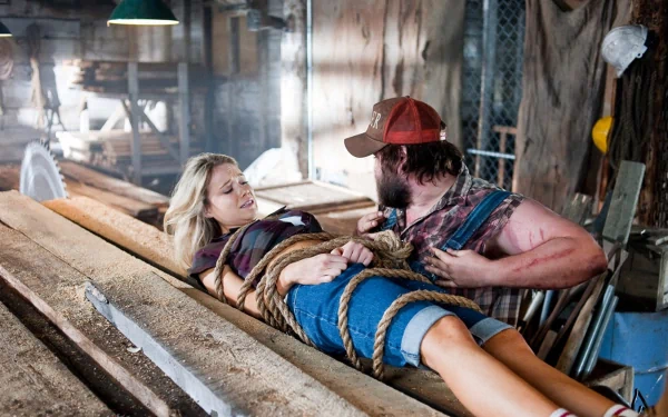Tyler Labine Katrina Bowden movie Tucker & Dale vs. Evil HD Desktop Wallpaper | Background Image