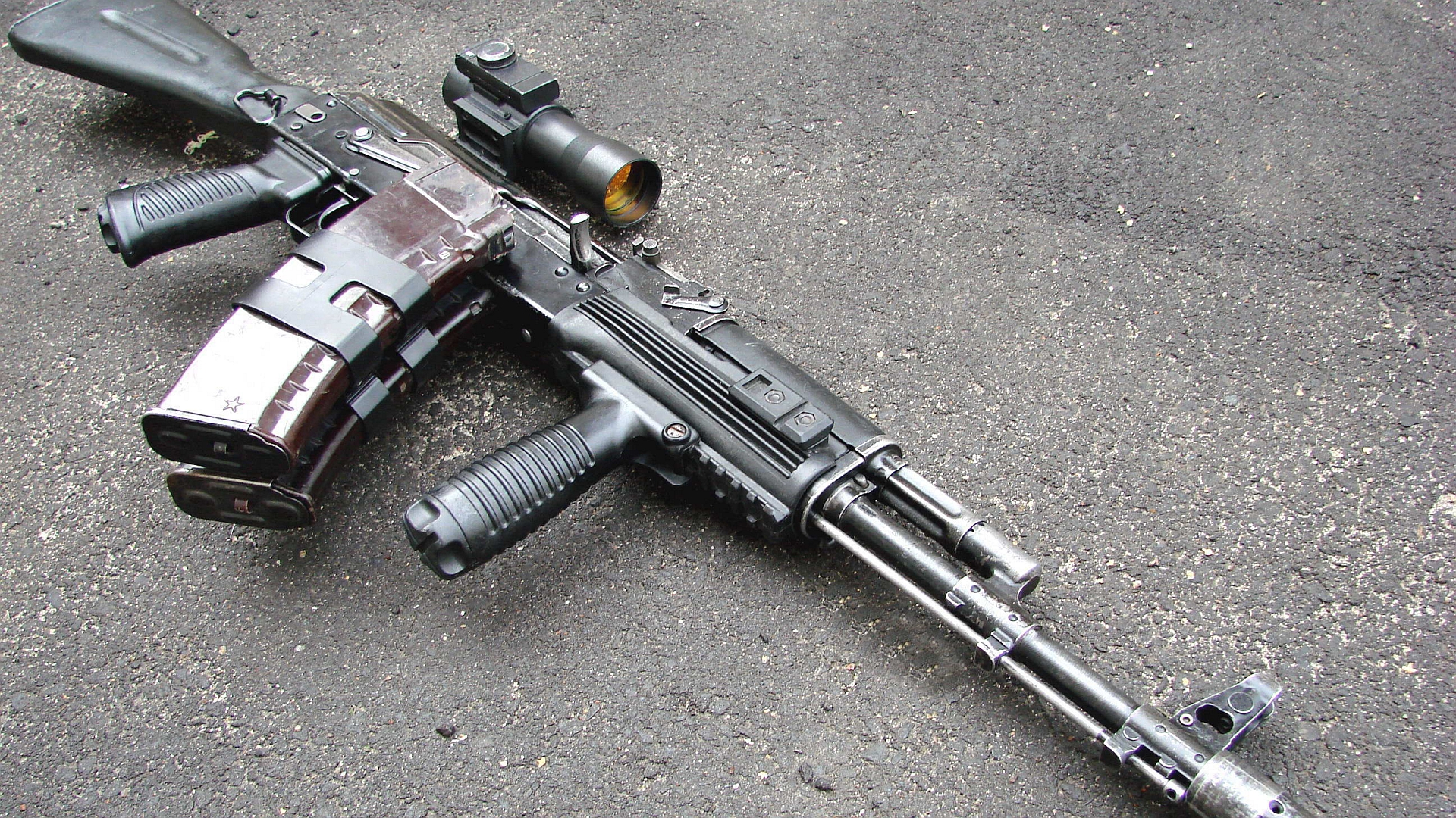 Assault Rifle HD Wallpaper | Background Image | 1920x1080 ...