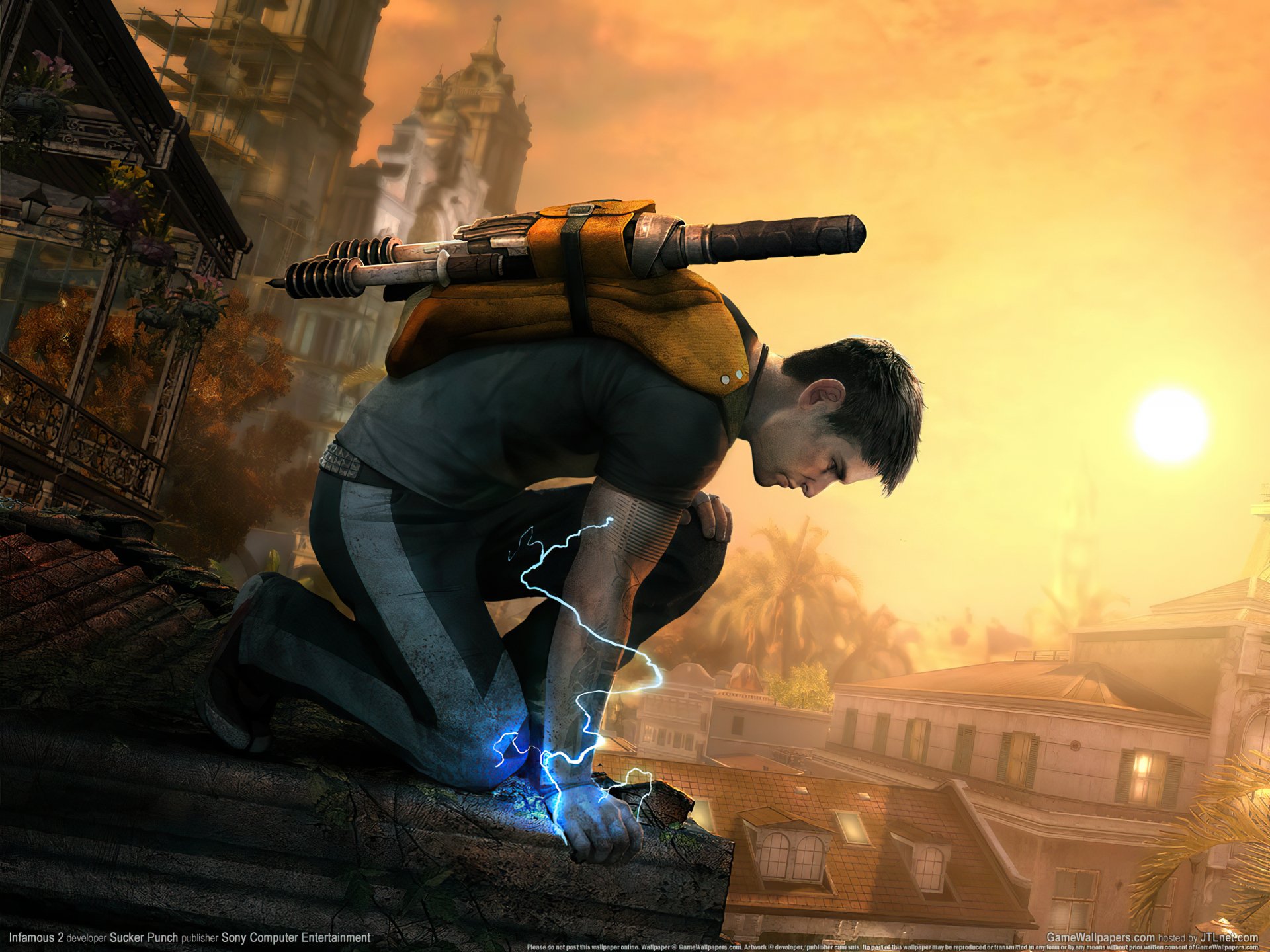 Download Video Game InFAMOUS HD Wallpaper