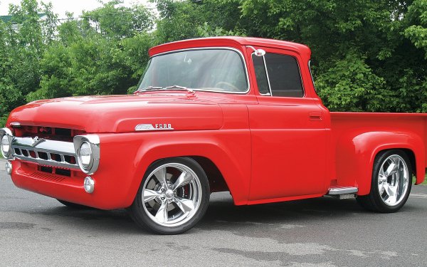 Vehicles 1957 Ford F-100 HD Wallpaper | Background Image
