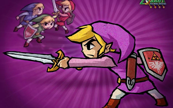 video game The Legend of Zelda: Four Swords Adventures HD Desktop Wallpaper | Background Image