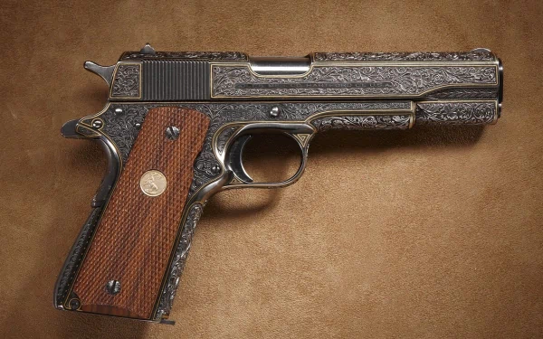 man made colt pistol HD Desktop Wallpaper | Background Image