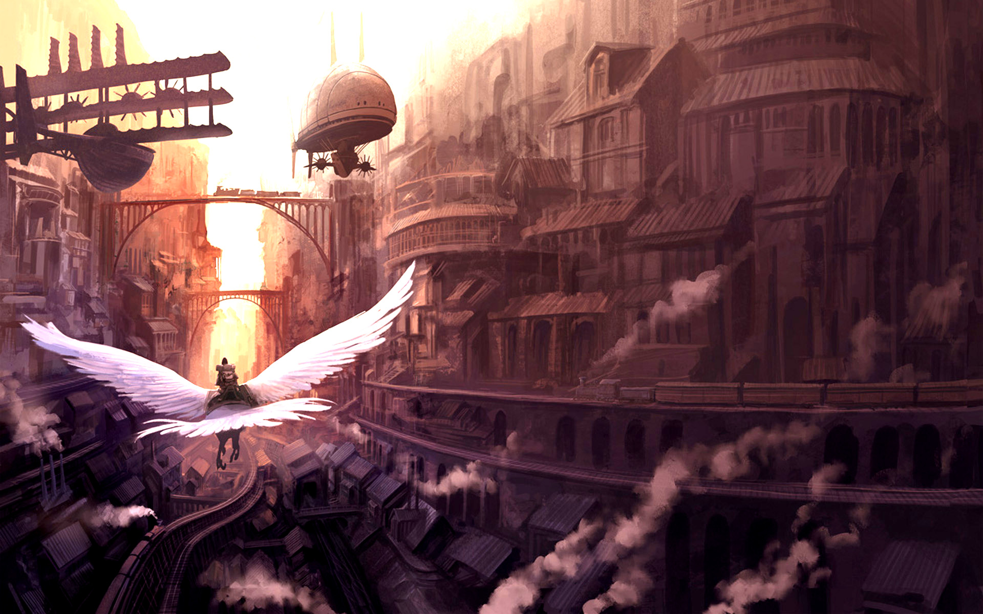 Sci Fi Steampunk HD Wallpaper | Background Image