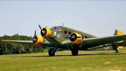 military aircraft junkers ju 52 HD Desktop Wallpaper | Background Image