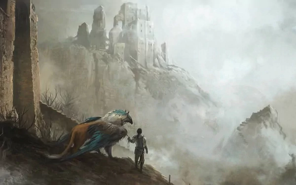 fantasy griffin HD Desktop Wallpaper | Background Image