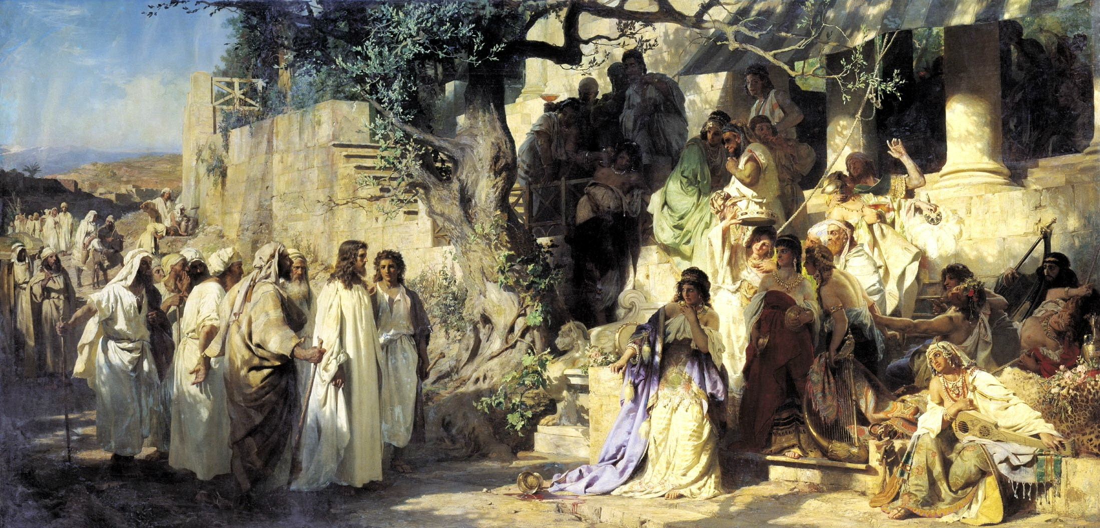 Religious artistic portrayal of Jesus Christ.