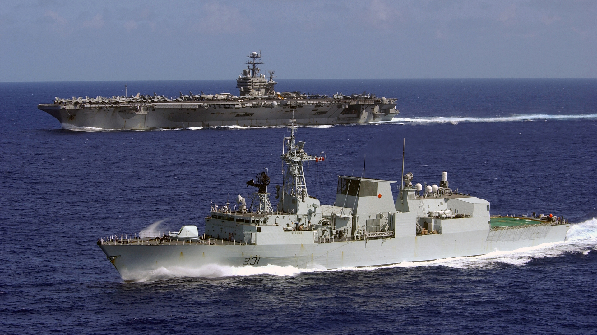 Military HMCS Vancouver (FFH 331) HD Wallpaper