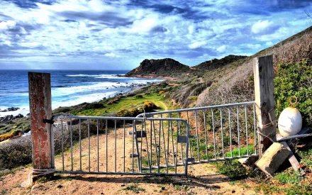 photography coastline gate HD Desktop Wallpaper | Background Image