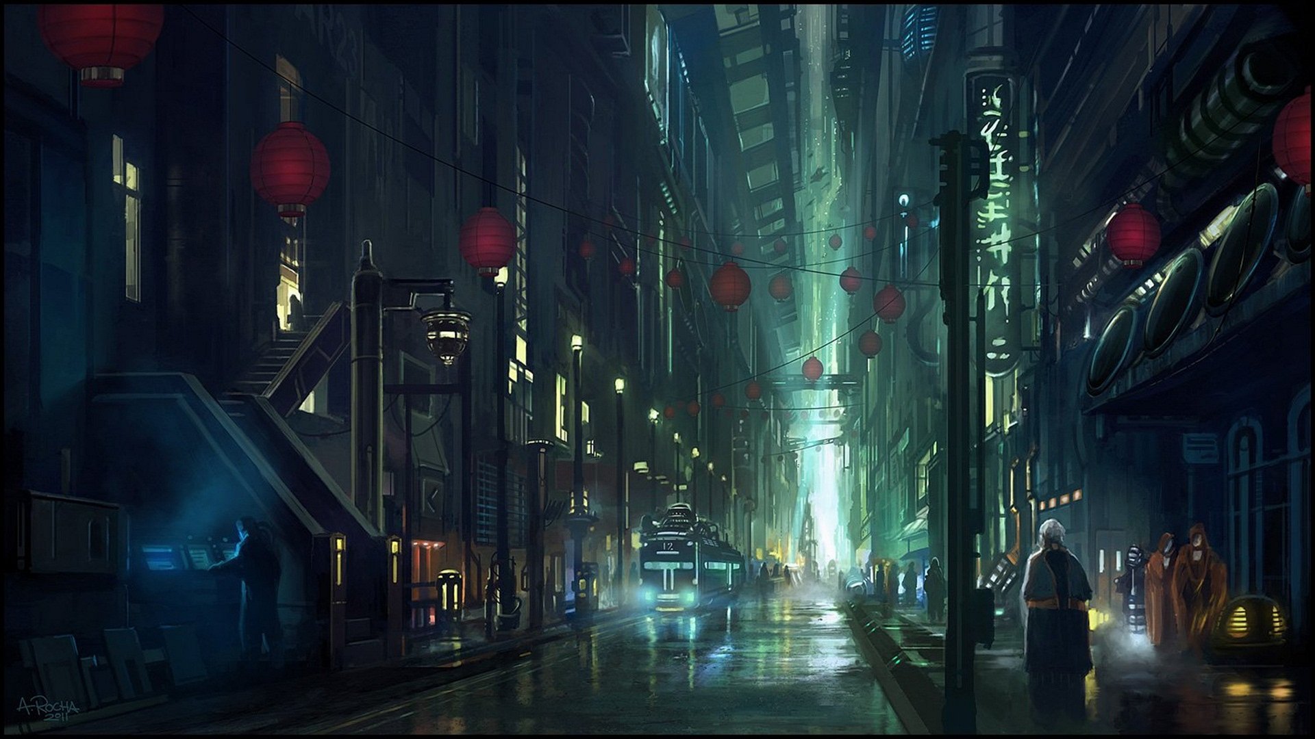 Hãy để tác phẩm nghệ thuật Cyberpunk 2033 của Andreas Rocha đưa bạn vào một thế giới tương lai đầy màu sắc và đầy bí ẩn. Vẽ tranh tay, tinh tế và chi tiết cho thấy tài năng của nghệ sĩ trẻ này. Những điều bí ẩn, sự kết hợp giữa công nghệ và tự nhiên sẽ khiến bạn thích thú.