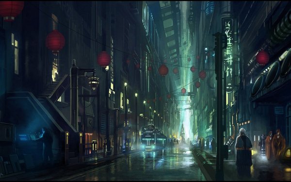 Sci Fi City Cyberpunk HD Wallpaper | Background Image
