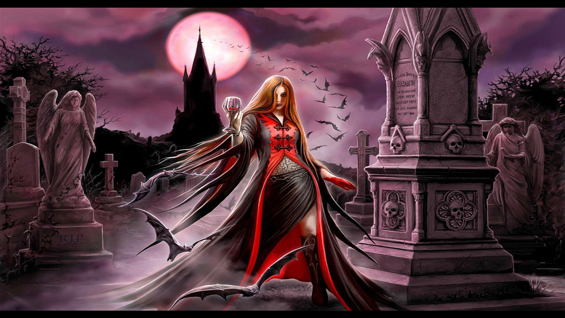 Blood Moon by Anne Stokes
