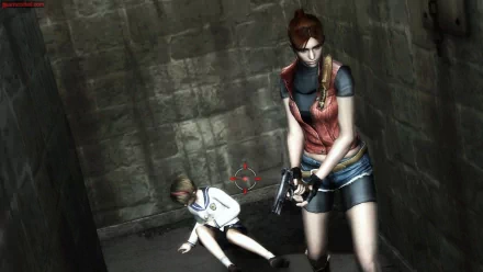 Sherry Birkin Claire Redfield video game Resident Evil: The Darkside Chronicles HD Desktop Wallpaper | Background Image