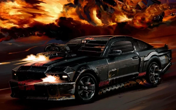 video game death race HD Desktop Wallpaper | Background Image
