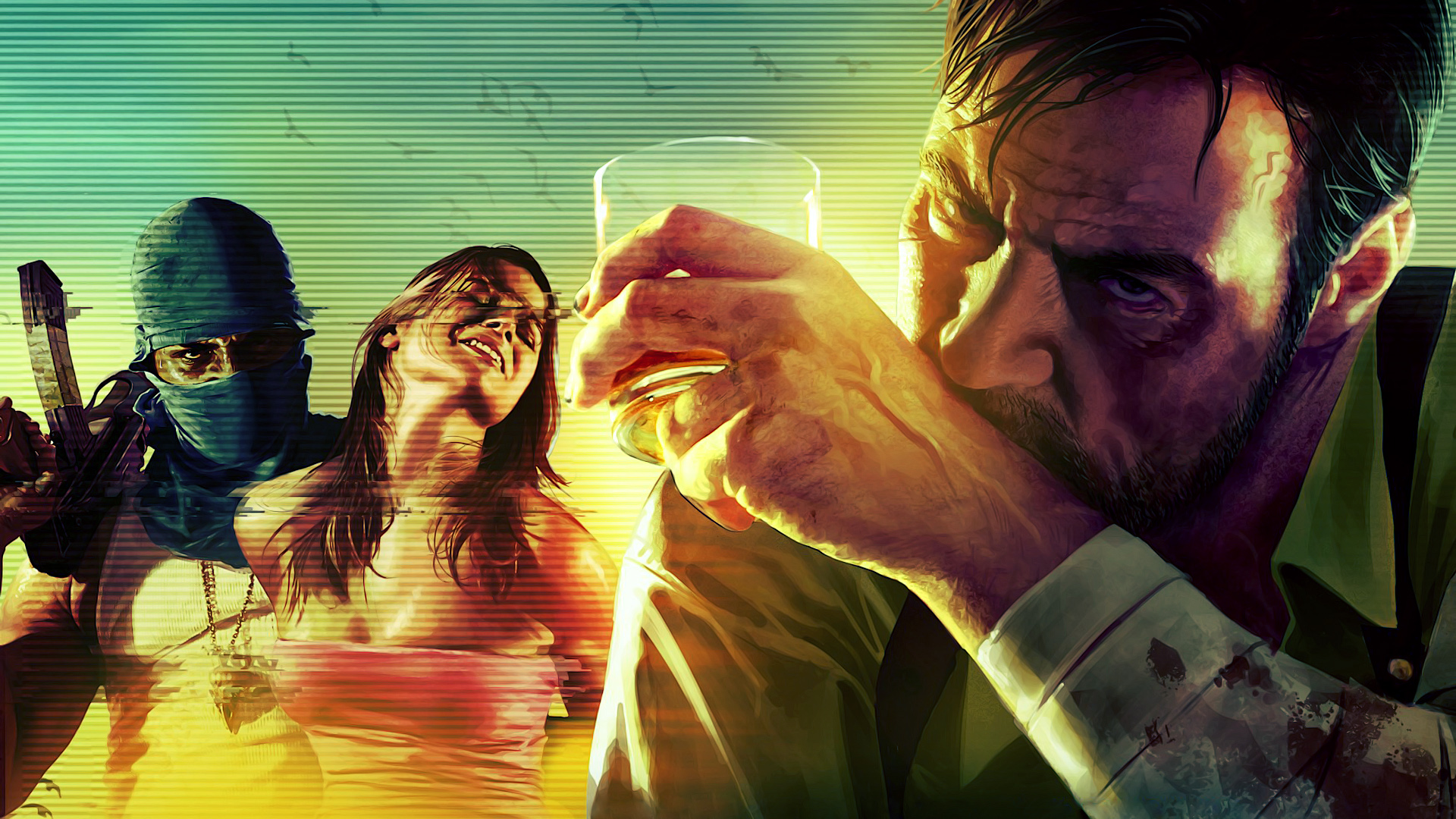 Max Payne 3 desktop wallpaper showcasing video game aesthetics for immersive gaming experience.