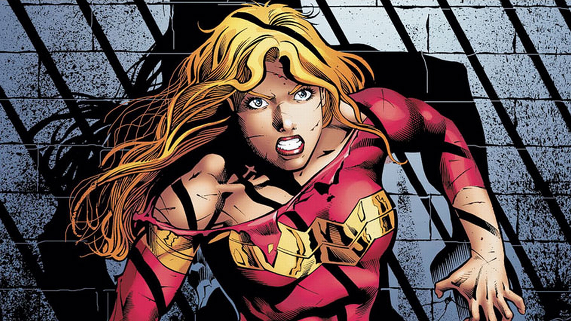 Teen Titans character Cassandra Sandsmark, aka Wonder Girl, from DC Comics, is portrayed.