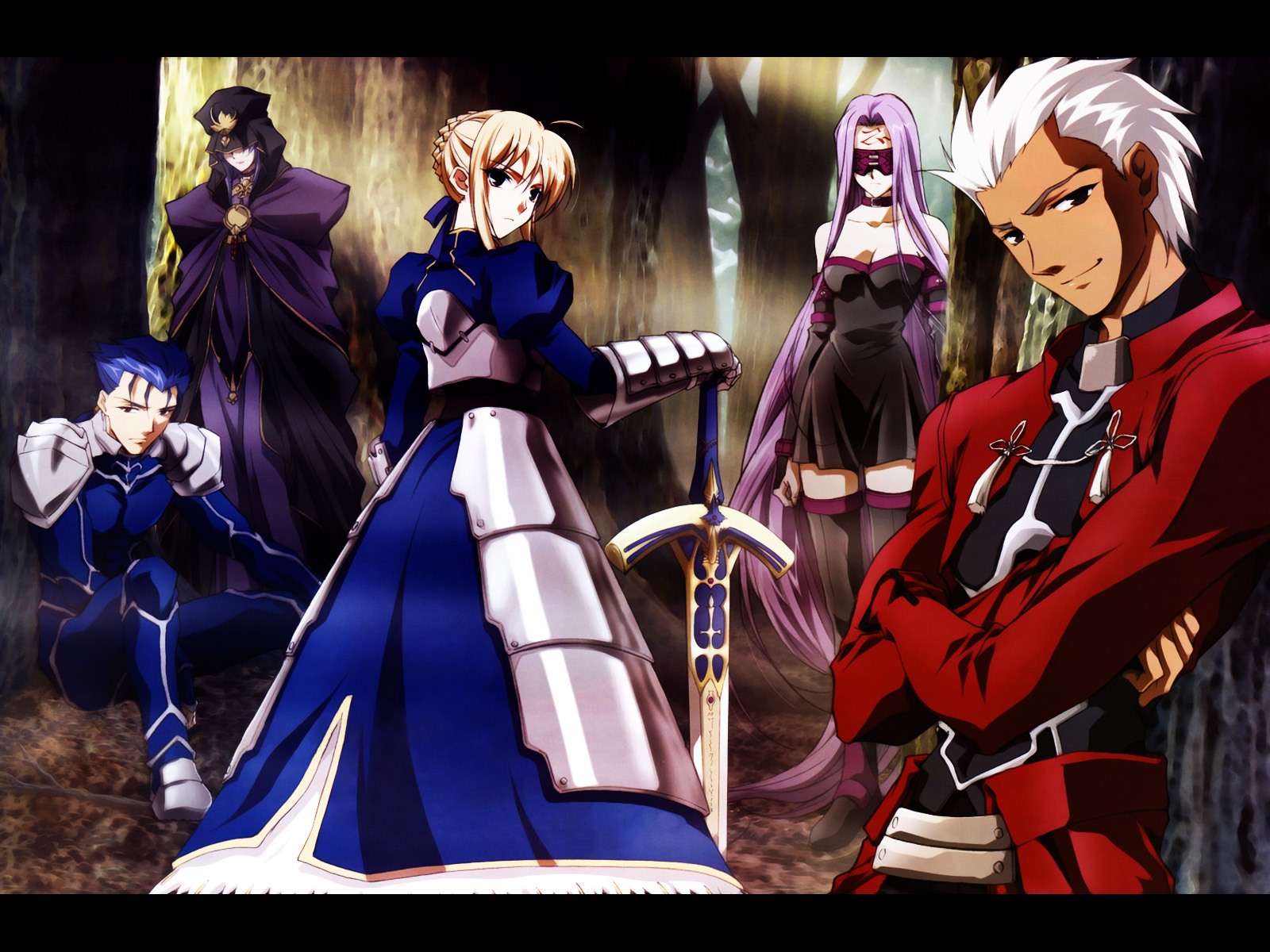 Fate/Stay Night Anime Characters