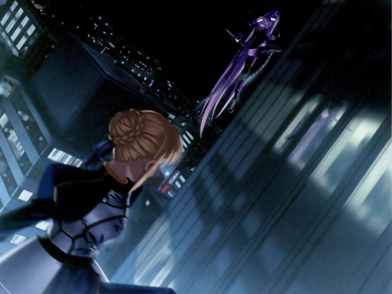 Download Rider (Fate/stay Night) Saber (Fate Series) Anime Fate/Stay Night Wallpaper