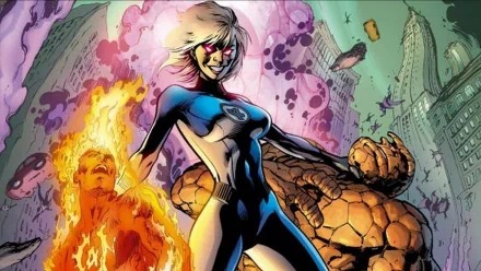 Invisible Woman Mister Fantastic Human Torch (Marvel Comics) Thing (Marvel Comics) Comic Fantastic Four HD Desktop Wallpaper | Background Image