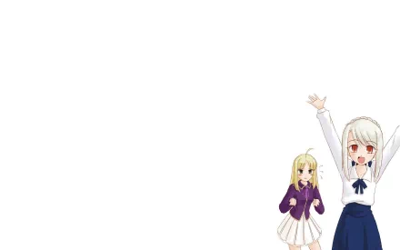 Illyasviel Von Einzbern Anime Fate/Stay Night HD Desktop Wallpaper | Background Image