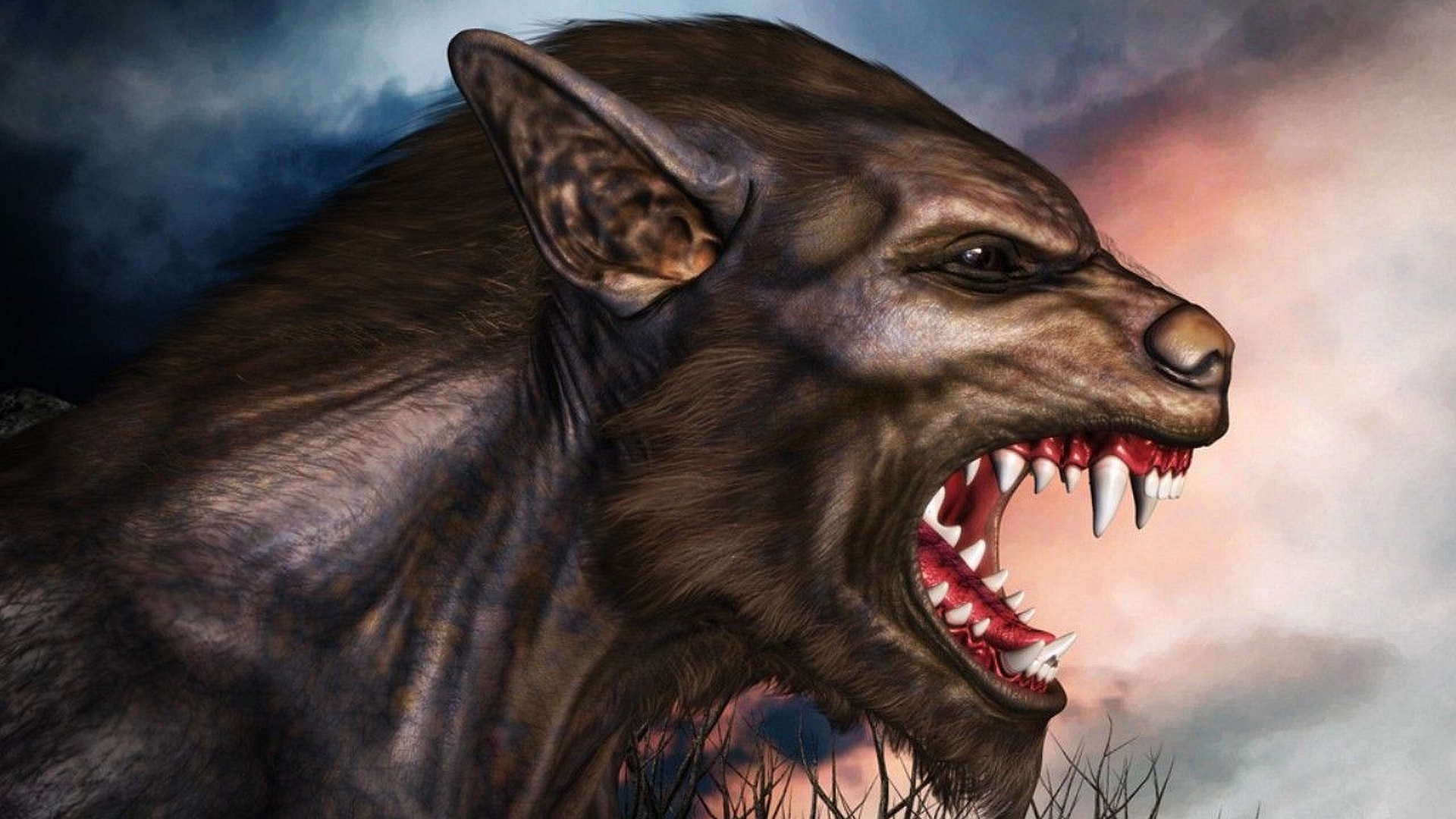 Dark Werewolf HD Wallpaper | Background Image | 1920x1080