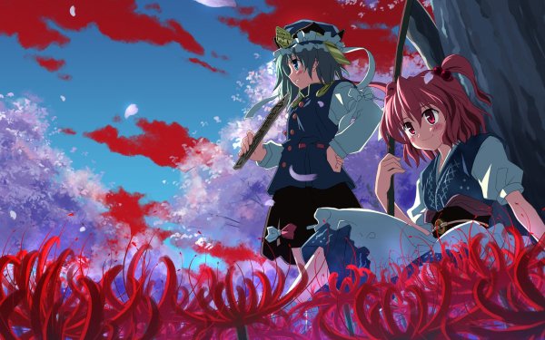 Anime Touhou Komachi Onozuka Shikieiki Yamaxanadu HD Wallpaper | Background Image