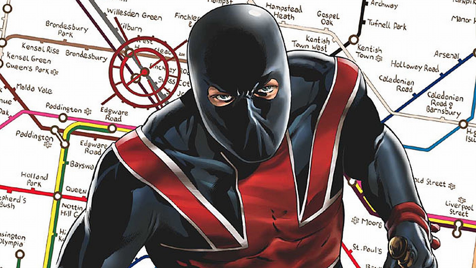 Download Comic Union Jack HD Wallpaper