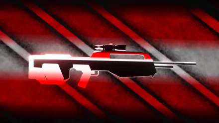  Red machine Gun